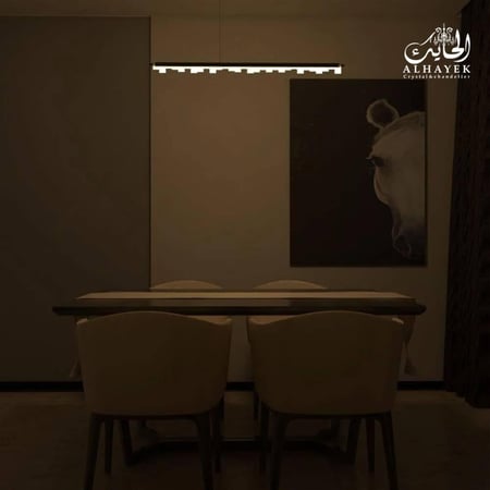 ثريا معلقة LED متعرج