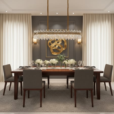 نجفة مستطيل لوميرا مودرن كريستال