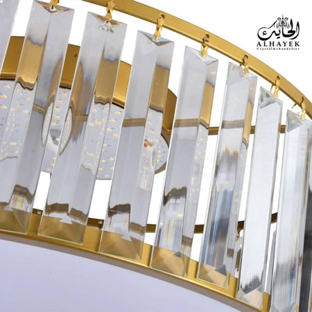 ثريا دائرية لطش كريستال قطر 40 سم