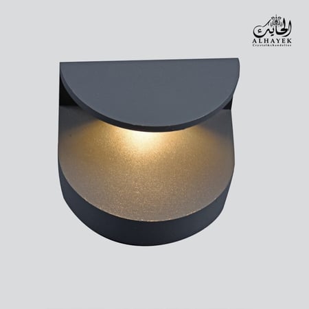 انارة حائط خارجي رمادي اتجاه واحد