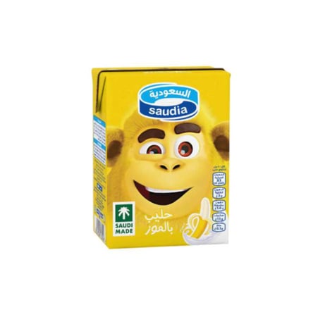 حليب السعوديه موز 200مل*