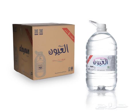 مياه العيون حجم6لتر4عبوة