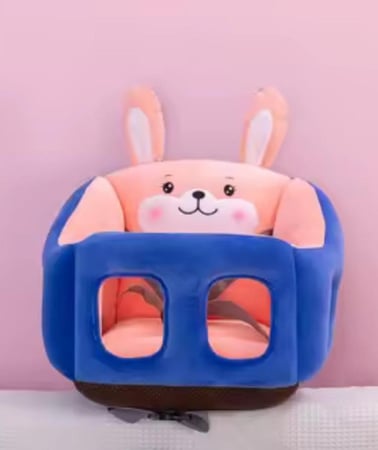 مقعد مريح قطني مغطى بقماش ناعم للتعلم الجلوس للاطفال لتناول الطعام  على شكل حيوان كرتوني