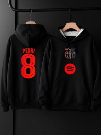 بلوفر برشلونه مع طباعه اسم حسب الطلب