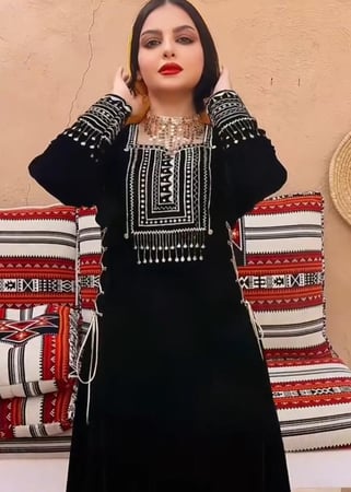 ازياء جنوبيه فستان نسائي الترند