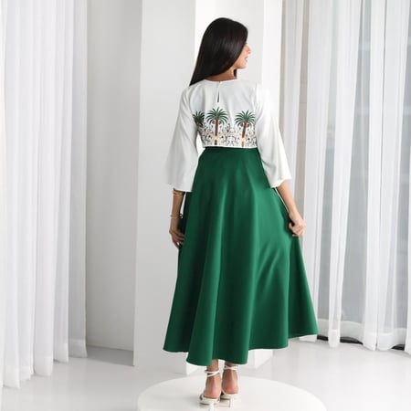 فستان النخلة اليوم الوطني