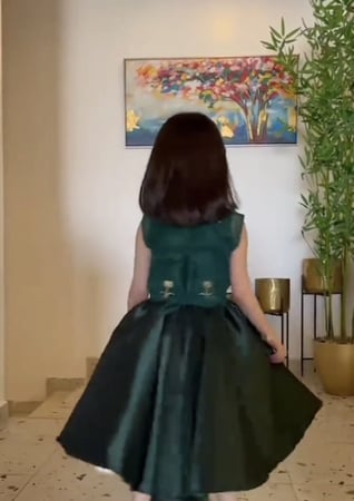 فستان بناتي يوم التاسيس