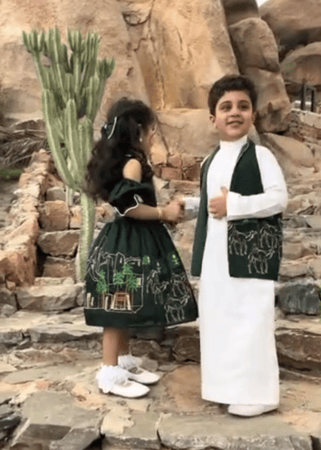 فستان يوم التاسيس ٩٦