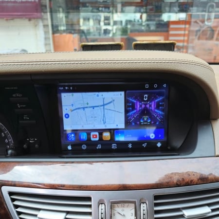 شاشة مرسيدس بانورما 2006_2008 اندرويد 14 رام4 ذاكرة64