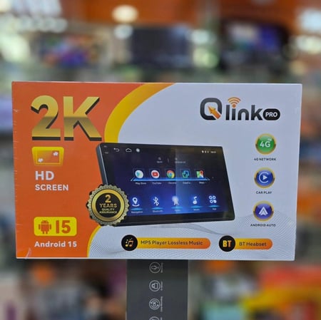 شاشة 9انش كيو لينك برو Q_link pro  رام 8 ذاكرة 256 8كور 2k