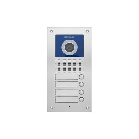 كاميرا بوابة 1/3 ملونة لنظام الشقق المتعددة بغلاف ألومنيوم تاخذ من 2 الى 6 شقة - DRC-(N)UC