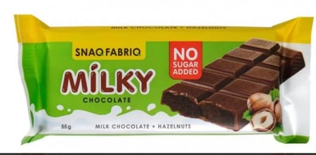 سناك فابريك بار ميلك شوكلت بندق55جم