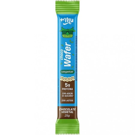 ويفر بروتيني محشو بالشوكلاتة نباتي فيغن بدون سكر مضاف 25 جم مايزمو