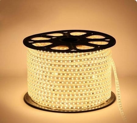 شريط ليد 50 متر 2 خط لون اخضر 7 واط ضمان 2 سنوات