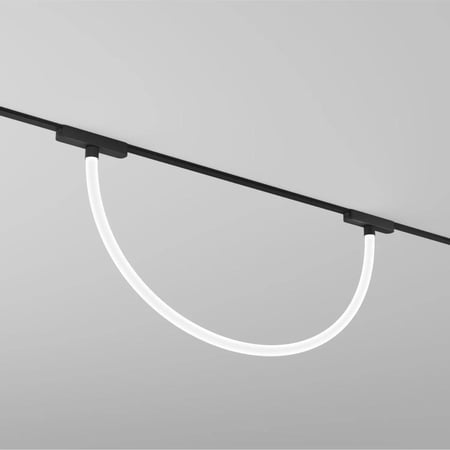 انارة المسار المغناطيسي المعلقة بتصميم نصف القمر مودرن