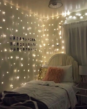 ستارة مقاس10×2 متر  ستارة حبل زينة 480لمبة