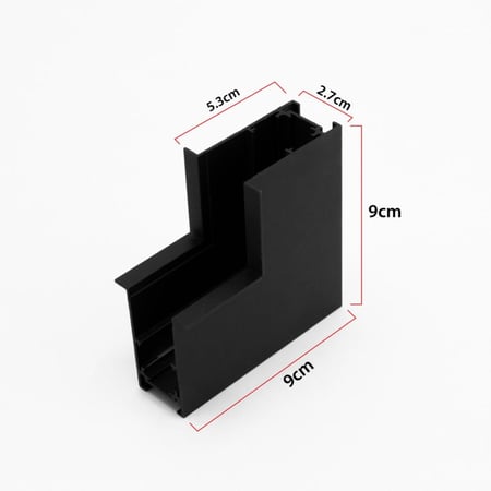 زاوية مسار داخلي قبل التأسيس بين السقف والجدار