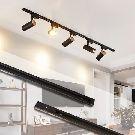 كشاف LED متحرك مسار  تراك لايت أسود 40 واط