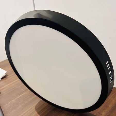 لمبة سقف لطش بنل 30 واط 12 بوصة جرم اسود ضمان 2 سنوات