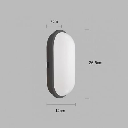 عدد 8 حبه لمبة ليد جدار خارجي ابيض - اصفر -30 واط