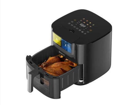 قلاية صحية من ريبون 7 لتر تحكم لمس و 8 وظائف للقلي بطريقة صحية