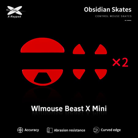 X-RAYPAD Obsidian Red