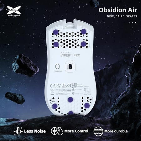 Obsidian AIR Skates for Universal Dots (Purple dots)