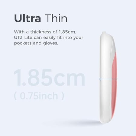 UT3 Lite (PINK) Magnetic Rechargeable Hand Warmers