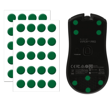 X-Raypad Jade Air DIY Mouse Skates D6.5mm Universal Dots – Quiet and Speed
