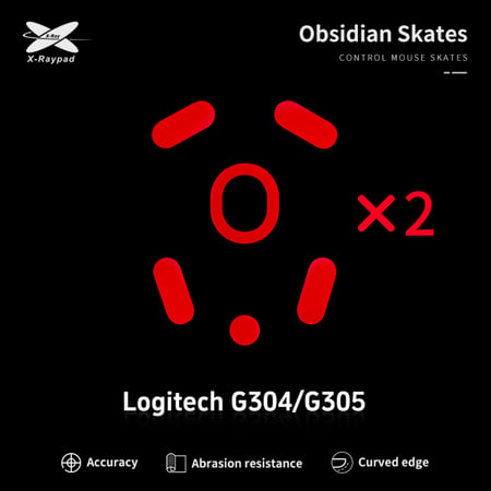 X-RAYPAD Obsidian Red