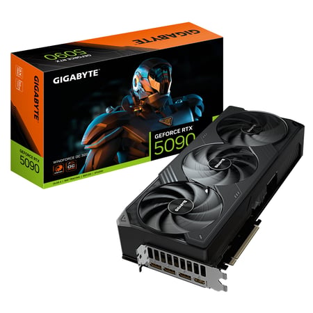 GIGABYTE RTX 5090 WINDFORCE OC 32GB – كرت شاشة خارق للألعاب و4K مع تبريد متطور