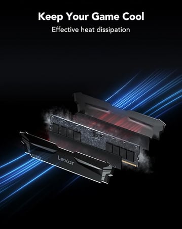 رام اسود LEXAR RGB 32G 2*16 DDR5 6000M