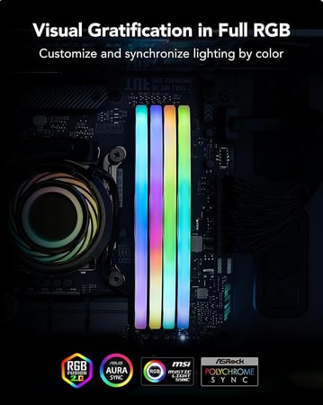 رام اسود LEXAR RGB 32G 2*16 DDR5 6000M