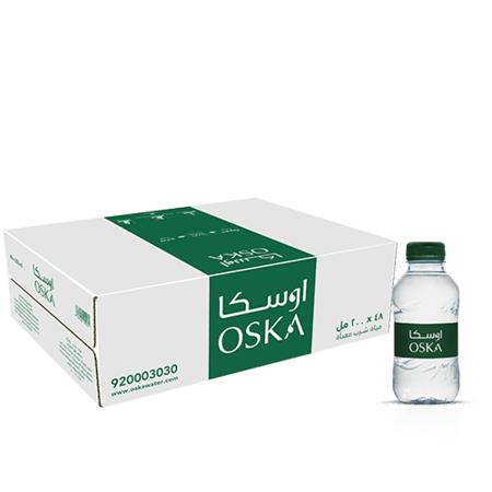 كرتون مياه اوسكا 200 مل 48 عبوة