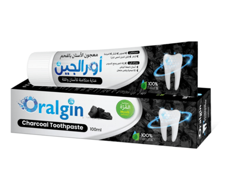 معجون أسنان أورالجين بخلاصة المُرَّة والفحم 100 مل
