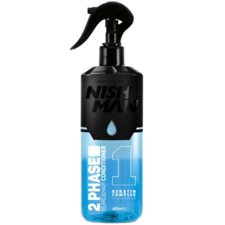 نيشمان بلسم اللحيه والشعر 400 مل على مرحلتين بالكيراتين