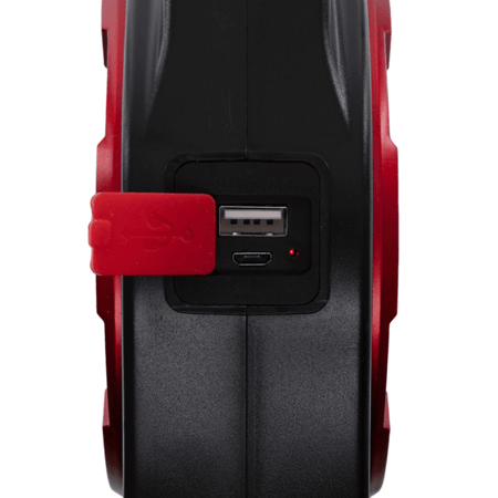 كشاف الطوارئ القابل للشحن بإضاءة قوية وموثوقة في جميع الأوقات سهل الحمل والتنقل