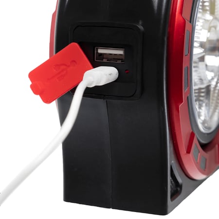 كشاف الطوارئ القابل للشحن بإضاءة قوية وموثوقة في جميع الأوقات سهل الحمل والتنقل