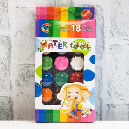 ألوان مائية 18 لون DW
