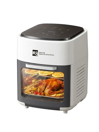 R8- قلاية هوائية ، 1400واط، سعة 15 لتر، - ابيض