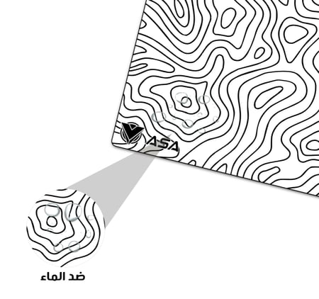 ماوس باد لاينز 4 - ASA Mouse Pad lines 4
