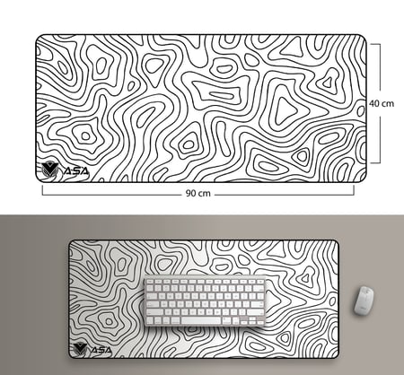 ماوس باد لاينز 4 - ASA Mouse Pad lines 4