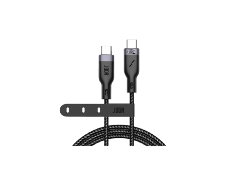 سلك شاحن تايب سي - جودا بقوة 240 واط بطول 1 متر اسود
