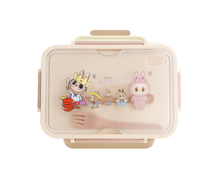 لانش بوكس لابوبو1  محافظ للحرارة ملعقة+شوكة