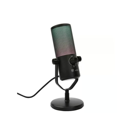 ASA- مايك PANGCAST ار جي بي- اسود