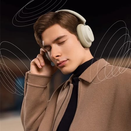 سماعه لاسلكي - بيسوس باوي D05 لون بيج