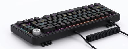 R8- كيبورد قيمنق احترافي اسود 67 مفتاح K1002