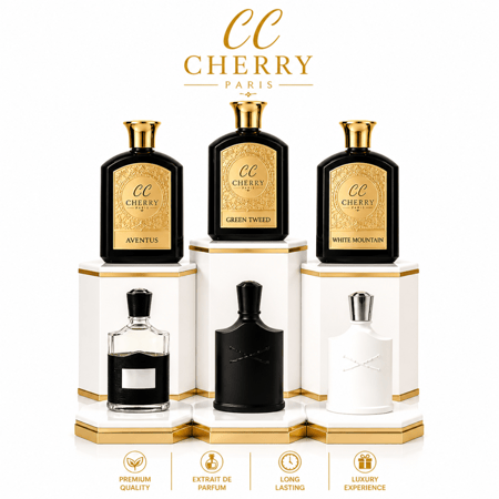 بكج فاخر 3 عطور تشيري بدائل كريد أفينتوس جرين تويد وايت ماونتن