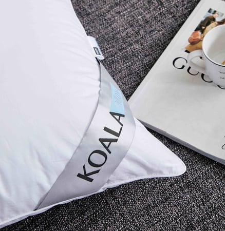 وسادة كوالا الفندقية بديل الريش سماكة متوسطة