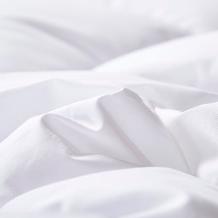 لباد جاردينيا طراز فندقي مفرد و نص مقاس 120×200 سم , سماكة 14 سم أبيض